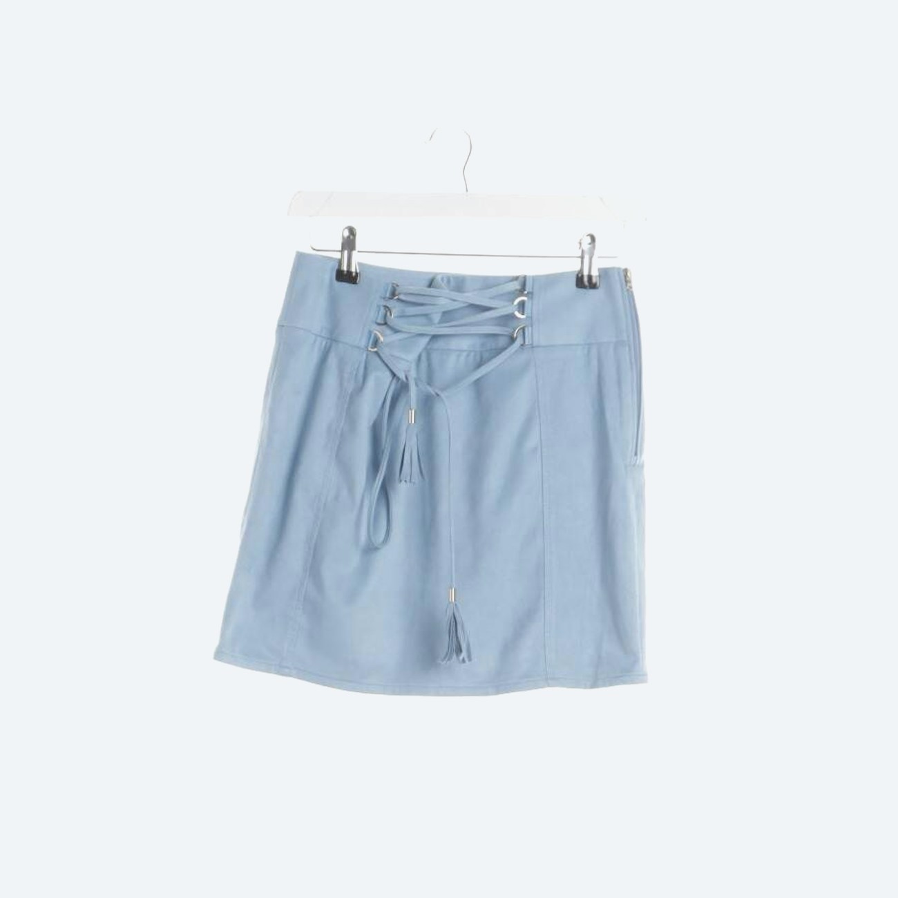 Image 1 of Mini Skirt 36 Light Blue in color Blue | Vite EnVogue