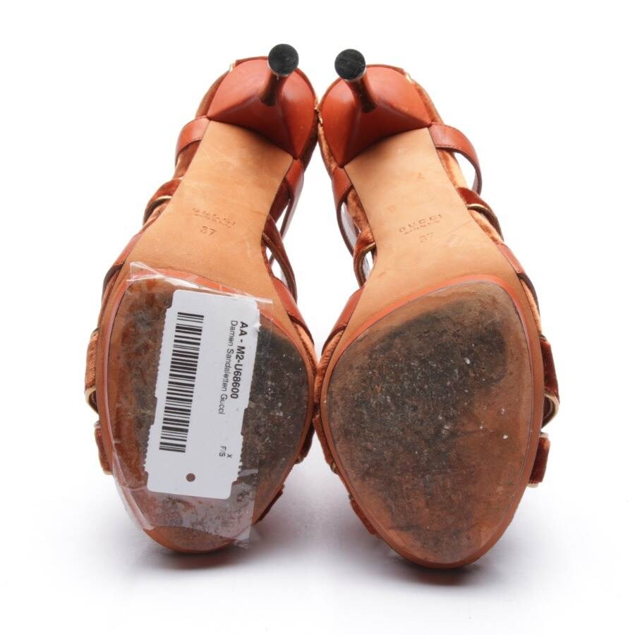 Image 4 of Heeled Sandals EUR 37 Copper in color Metallic | Vite EnVogue
