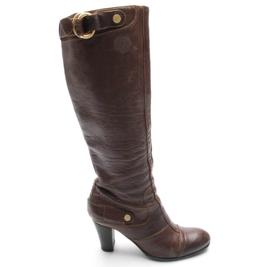Image 1 of Boots EUR38 Brown in color Brown | Vite EnVogue