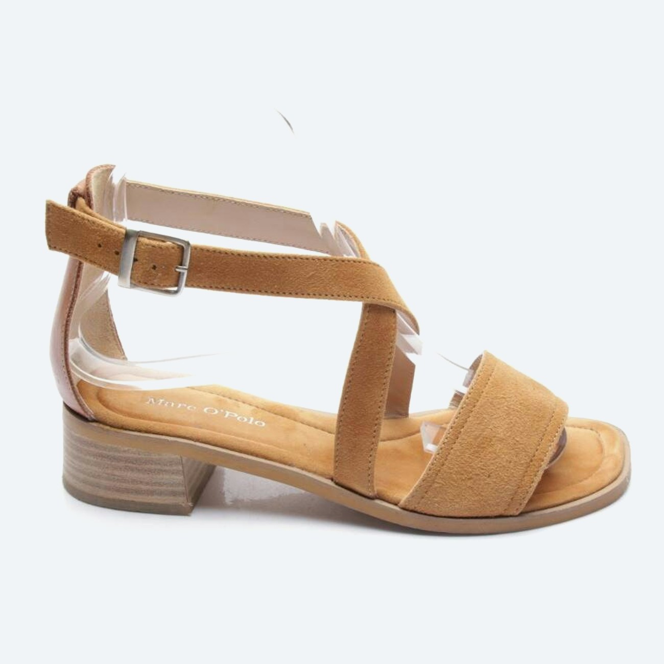 Image 1 of Heeled Sandals EUR 36 Light Brown in color Brown | Vite EnVogue