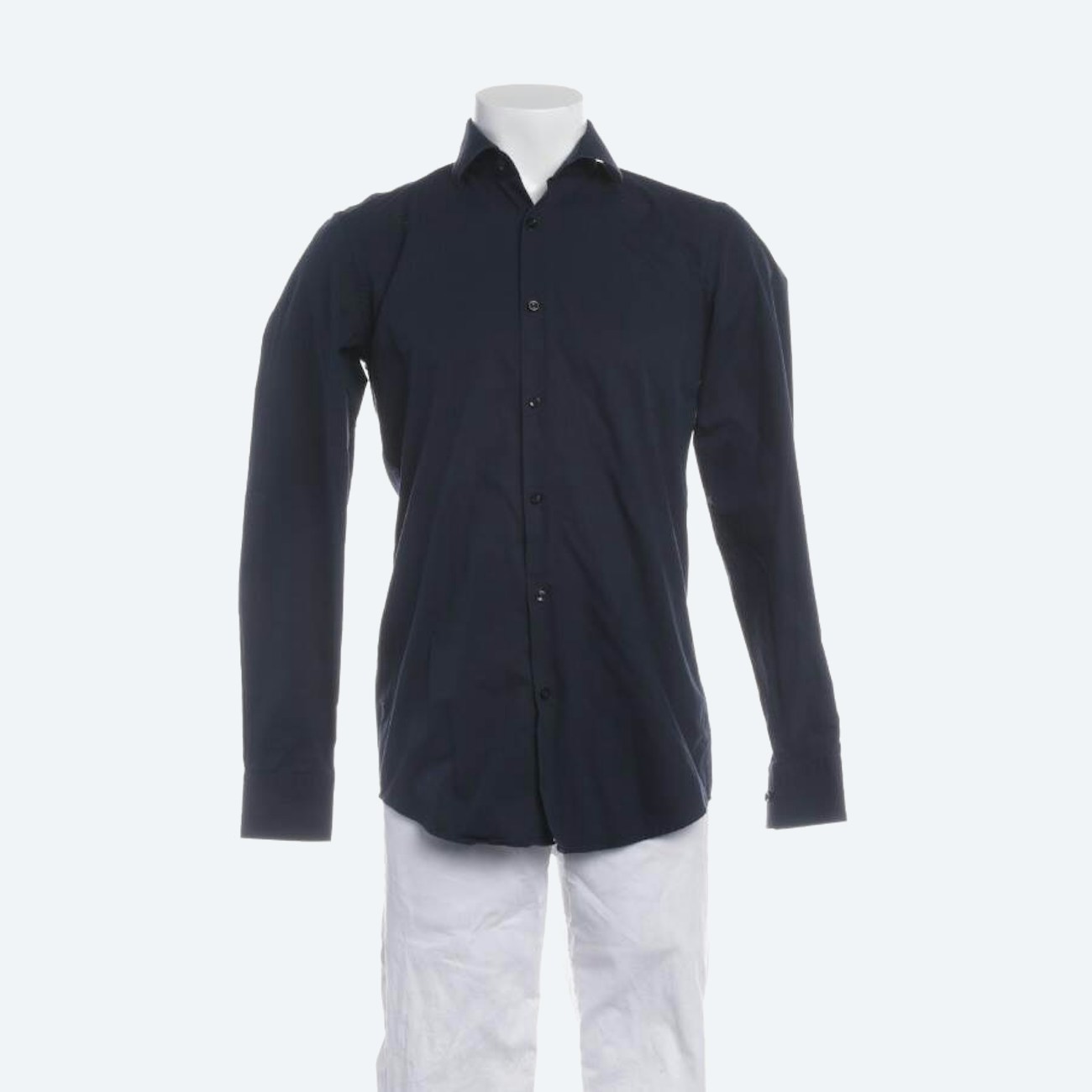 Image 1 of Casual Shirt 37 Navy in color Blue | Vite EnVogue