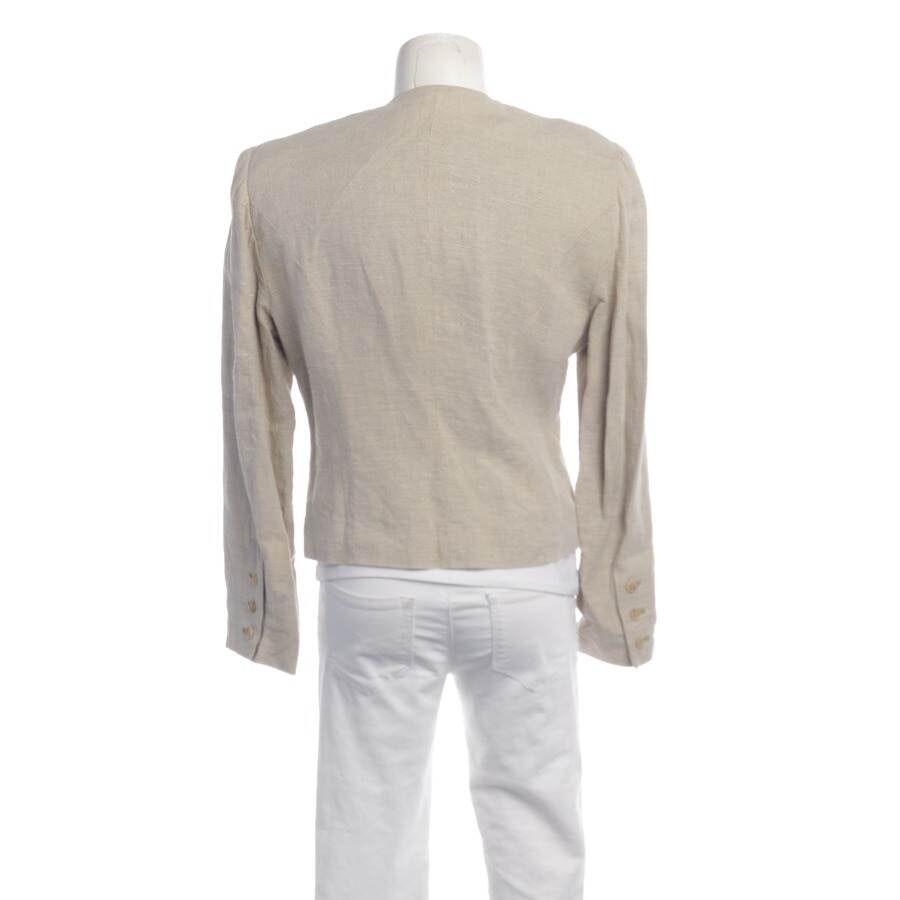 Image 2 of Linen Jacket 38 Beige in color White | Vite EnVogue