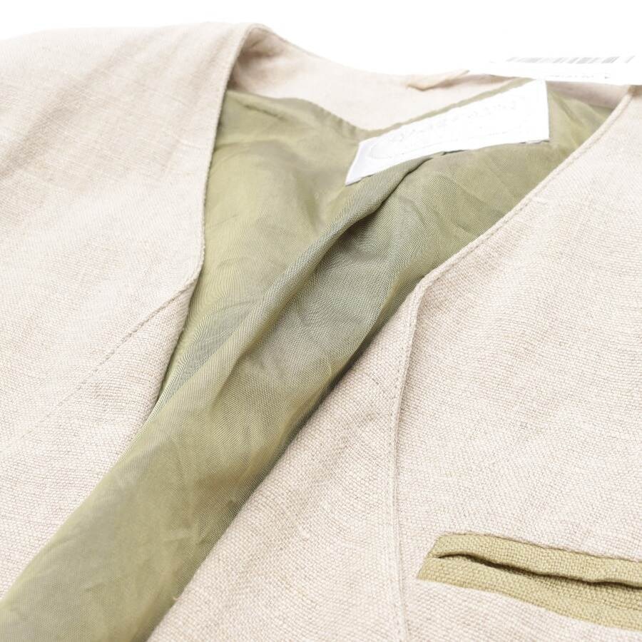 Image 3 of Linen Jacket 38 Beige in color White | Vite EnVogue