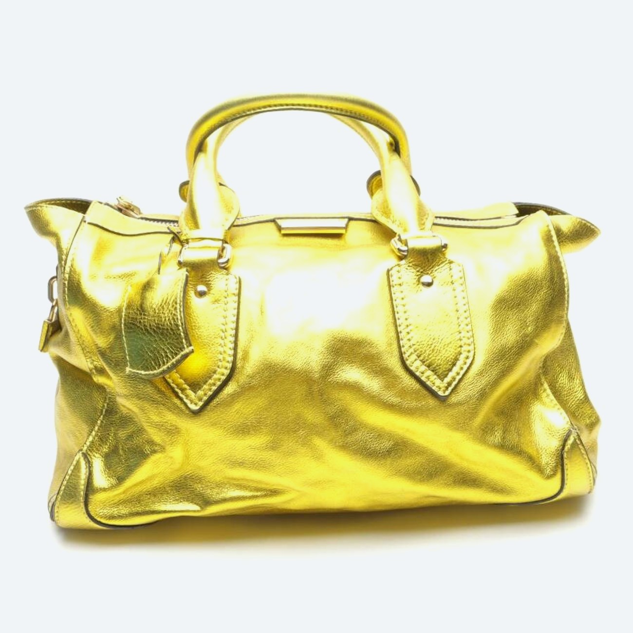 Image 1 of Handbag Gold in color Metallic | Vite EnVogue