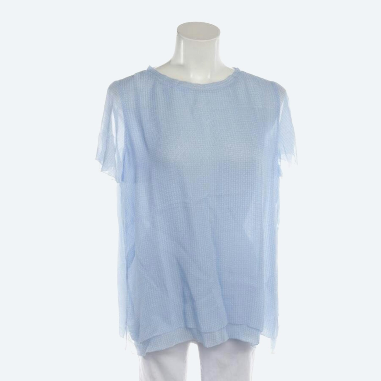 Image 1 of Shirt Blouse XS Light Blue in color Blue | Vite EnVogue