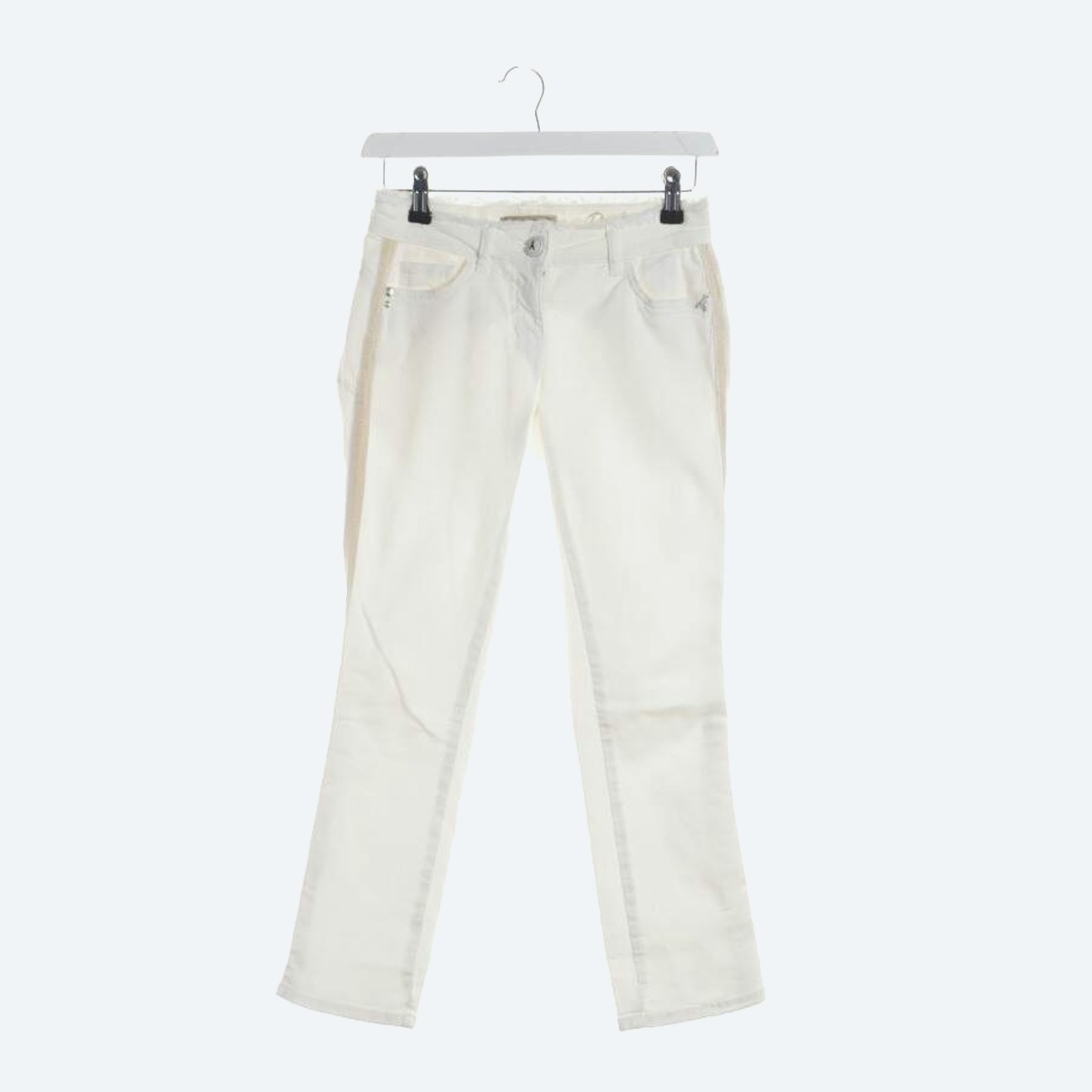 Image 1 of Jeans Slim Fit W25 White in color White | Vite EnVogue