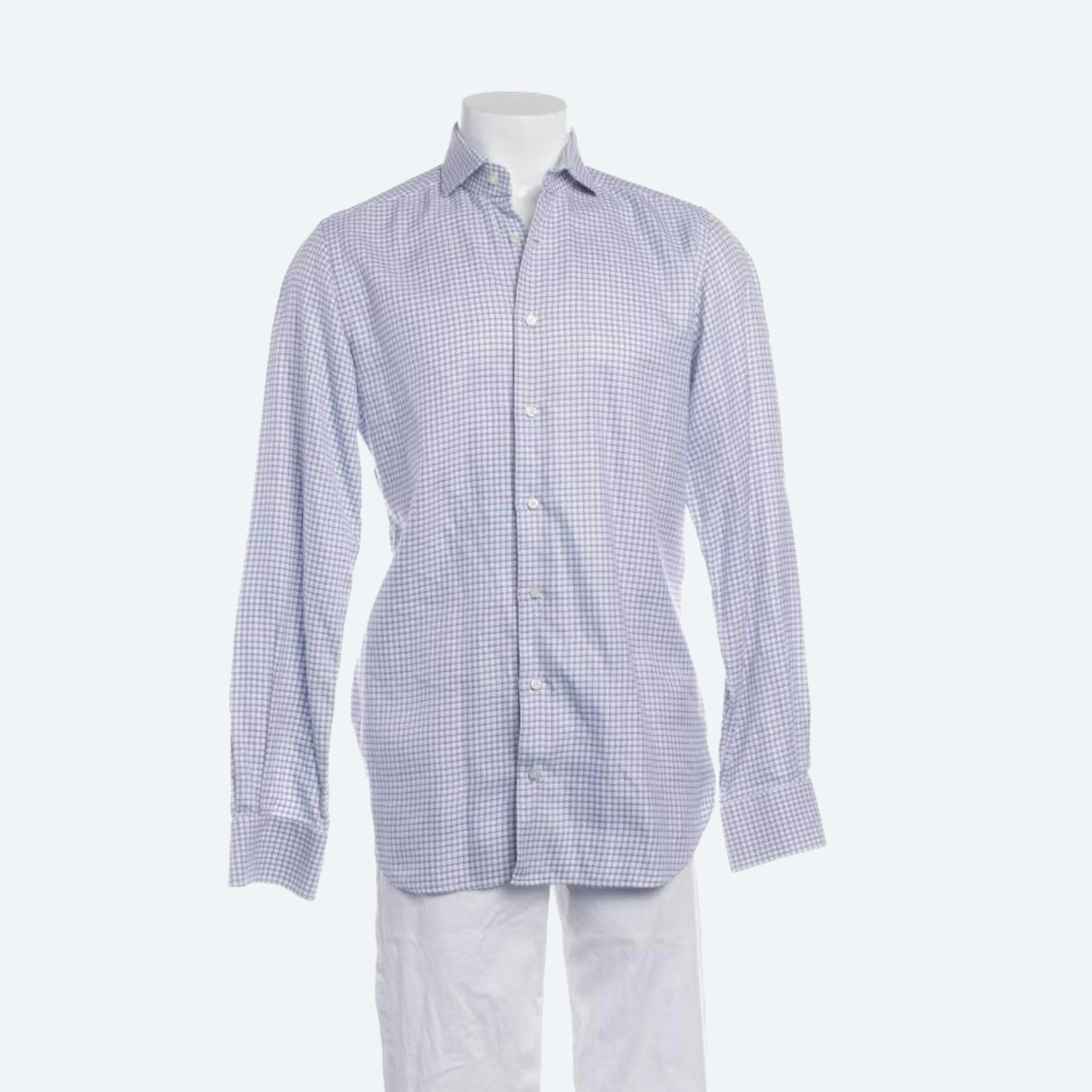 Image 1 of Casual Shirt 40 Blue in color Blue | Vite EnVogue