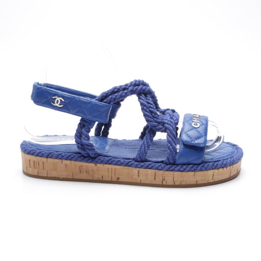 Image 1 of Sandals EUR 39 Blue in color Blue | Vite EnVogue