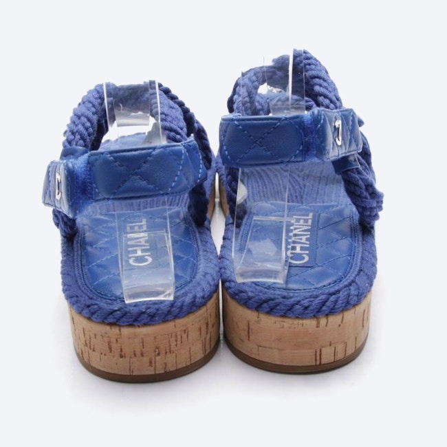 Image 3 of Sandals EUR 39 Blue in color Blue | Vite EnVogue