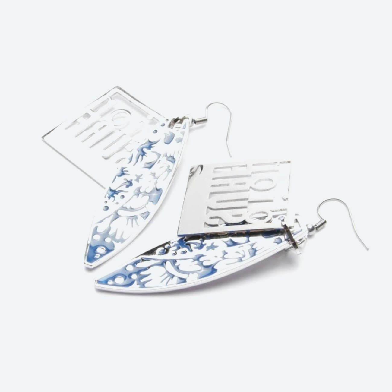 Image 1 of DIOR SURF CHICK Earrings Silver in color Metallic | Vite EnVogue