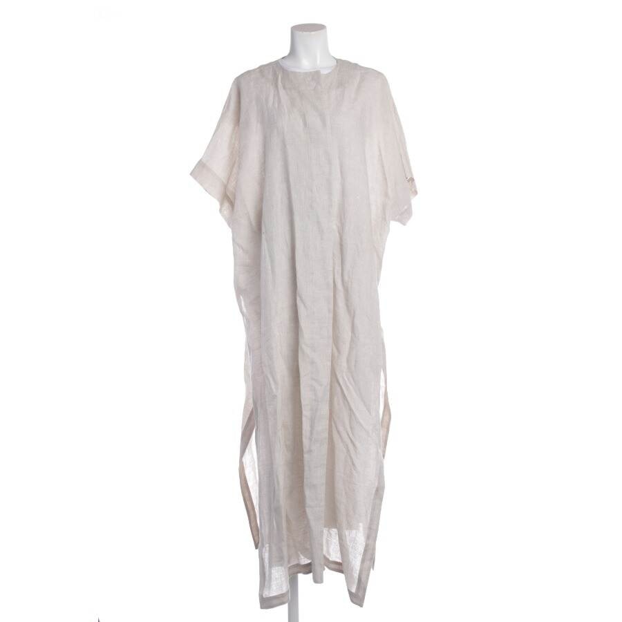 Image 1 of Linen Coat One Size Beige in color White | Vite EnVogue