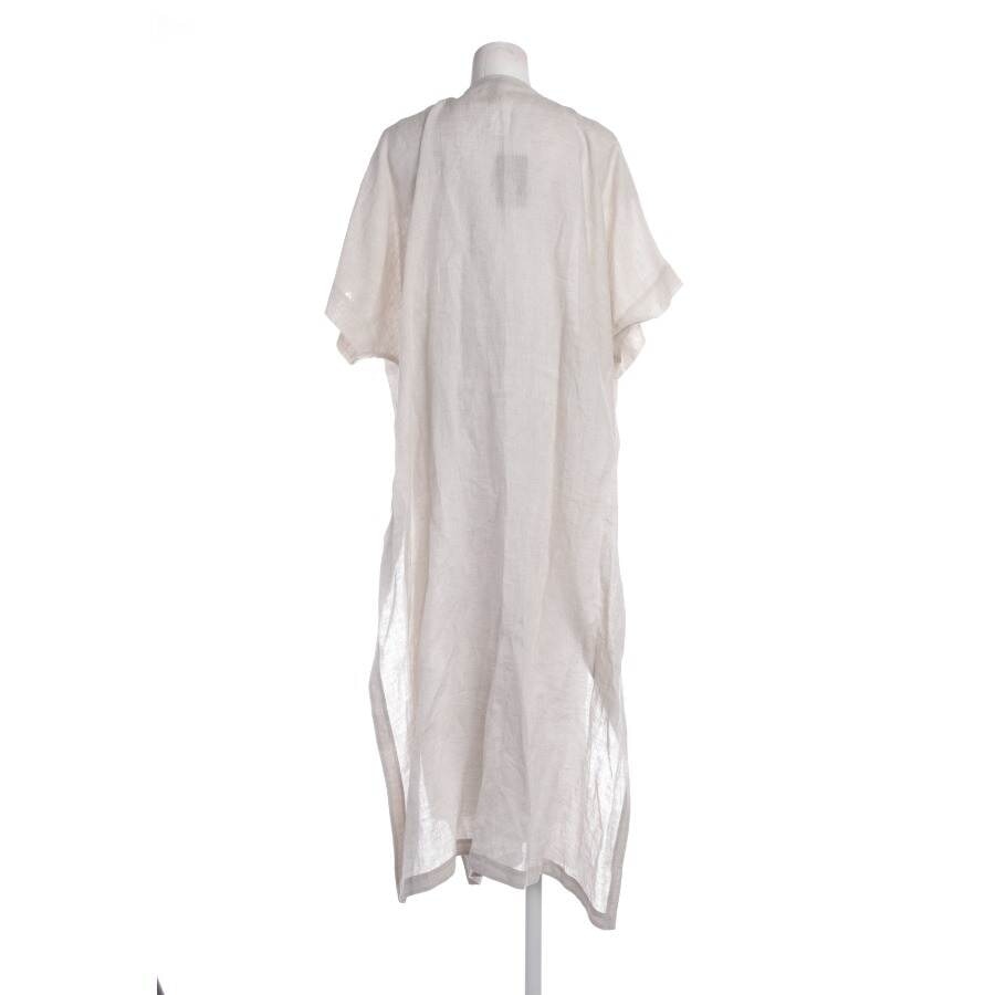 Image 2 of Linen Coat One Size Beige in color White | Vite EnVogue