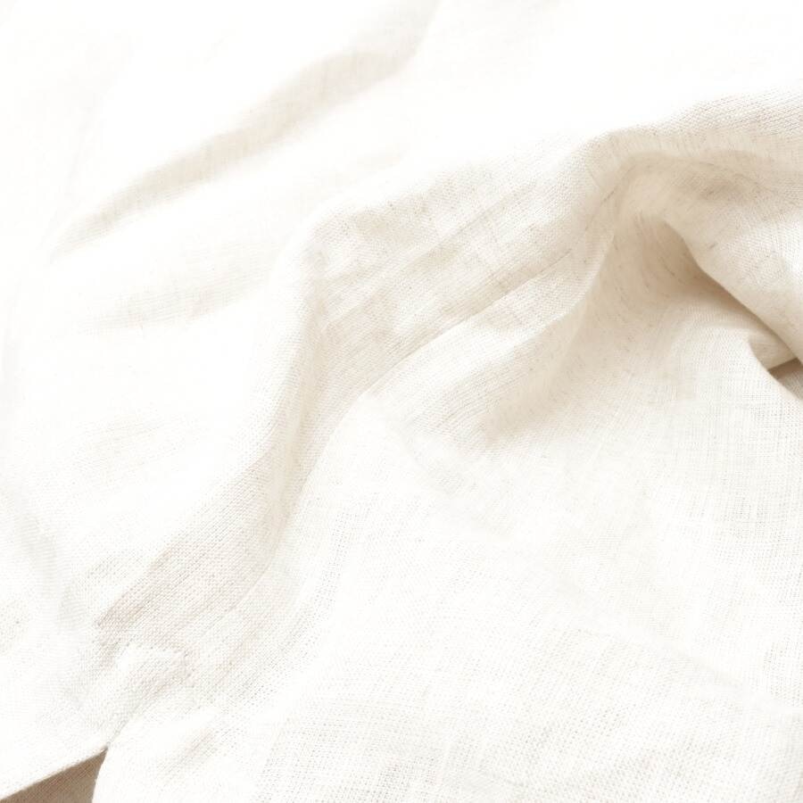 Image 3 of Linen Coat One Size Beige in color White | Vite EnVogue