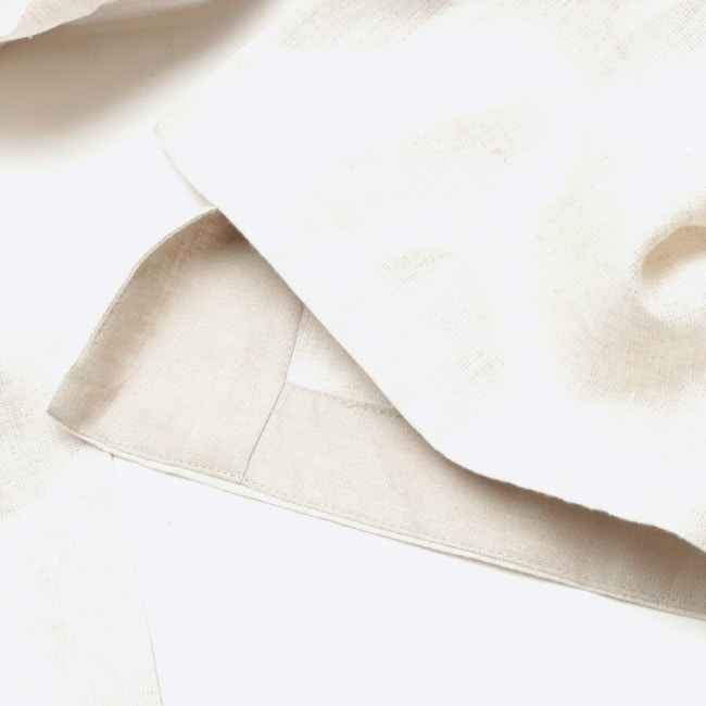 Image 4 of Linen Coat One Size Beige in color White | Vite EnVogue