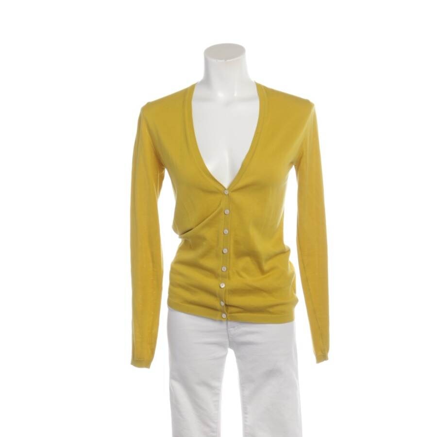 Image 1 of Cardigan 34 Mustard Yellow in color Yellow | Vite EnVogue