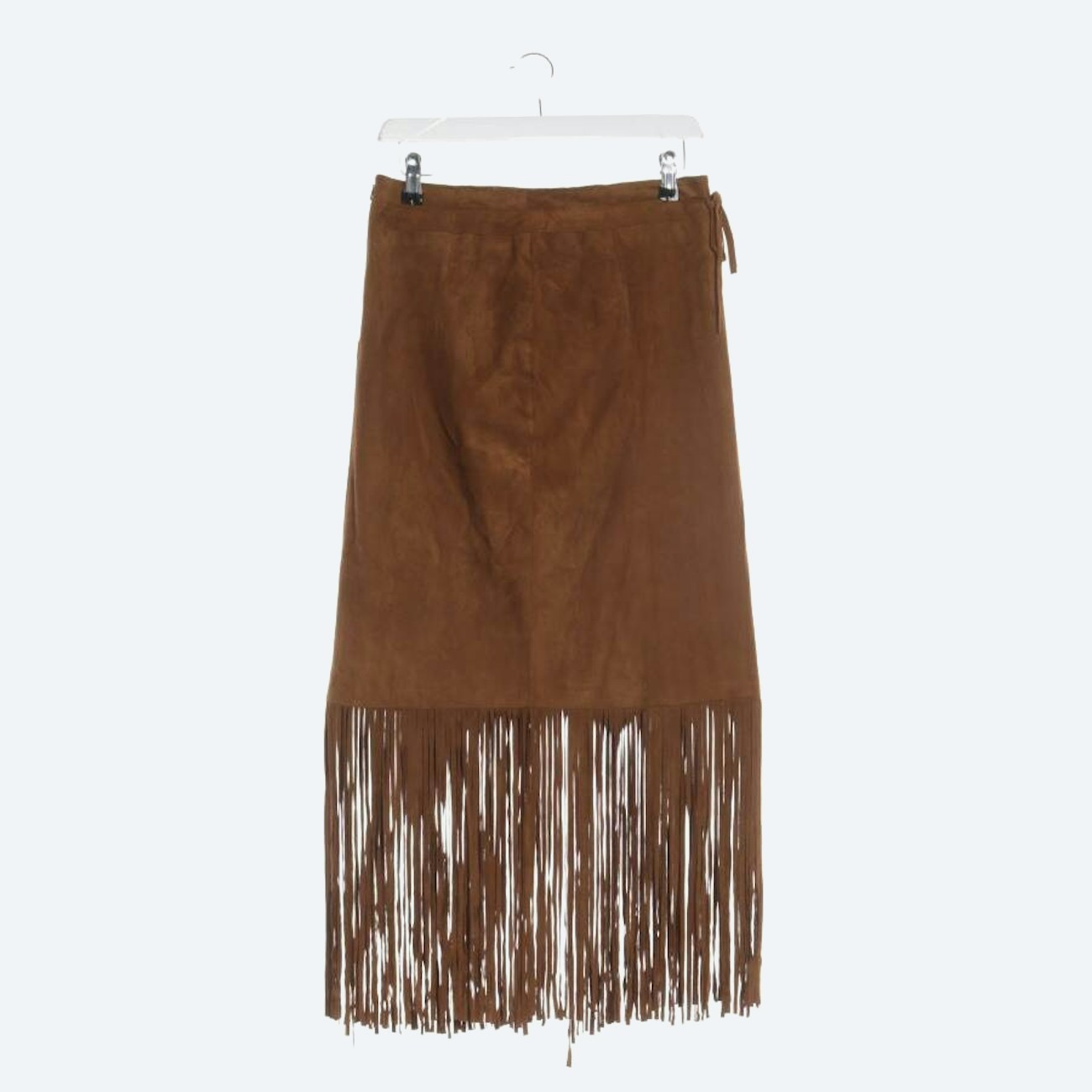 Image 1 of Leather Skirt 38 Brown in color Brown | Vite EnVogue