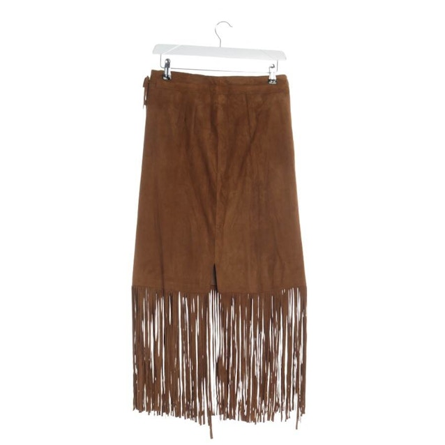 Leather Skirt 38 Brown | Vite EnVogue