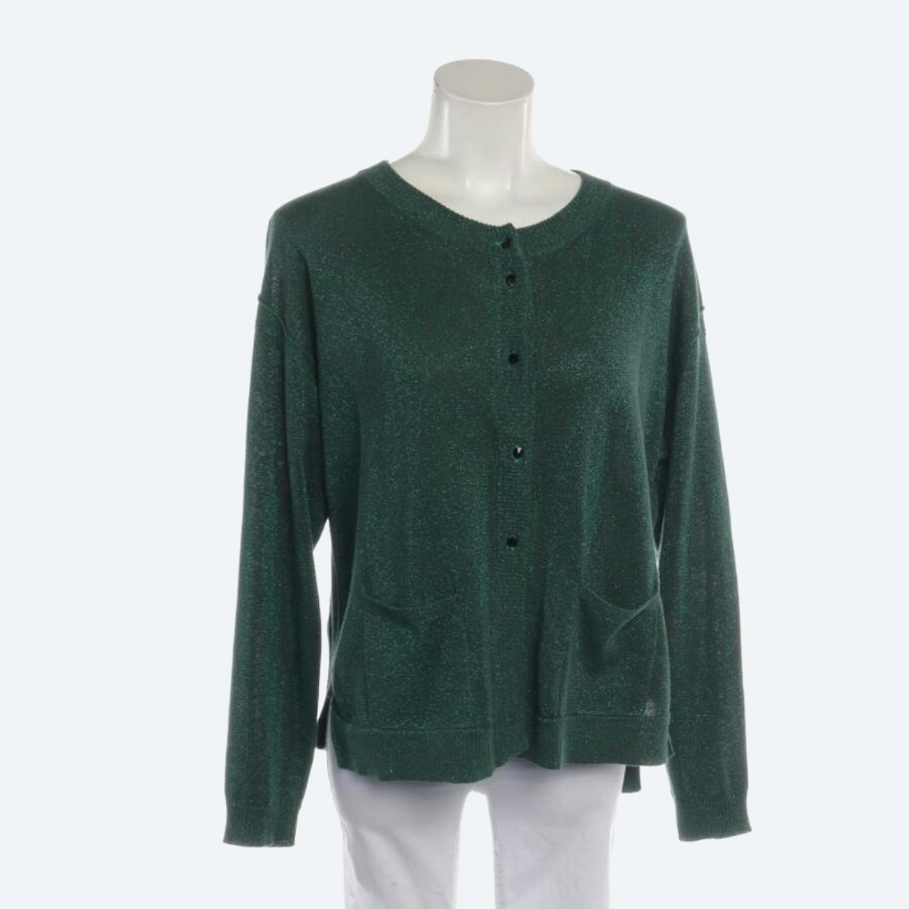 Image 1 of Cardigan 40 Green in color Green | Vite EnVogue