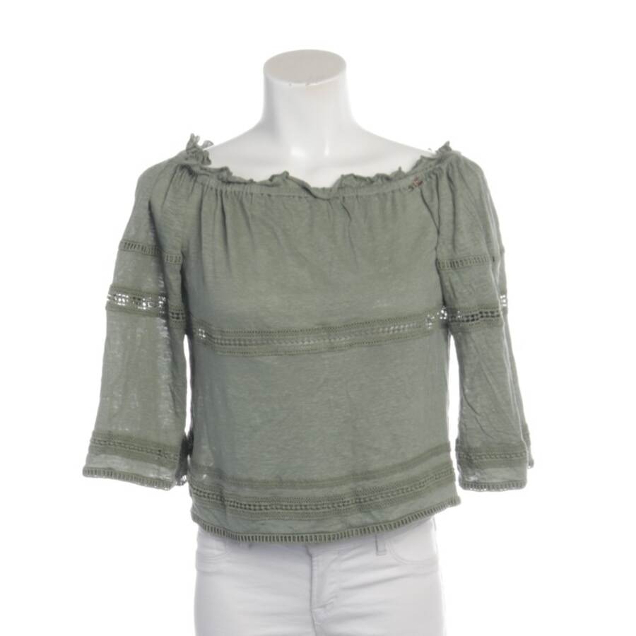 Image 1 of Shirt Blouse 34 Olive Green in color Green | Vite EnVogue