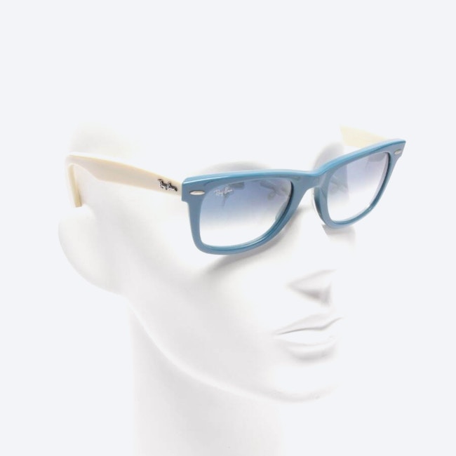 Bild 2 von New Wayfarer Sonnenbrille Beige in Farbe Weiß | Vite EnVogue