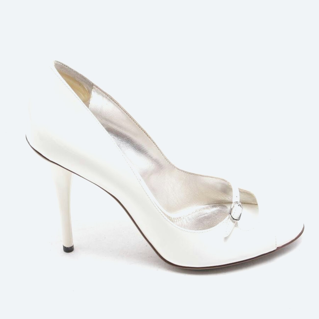 Image 1 of Peep Toes EUR 39 Cream in color White | Vite EnVogue