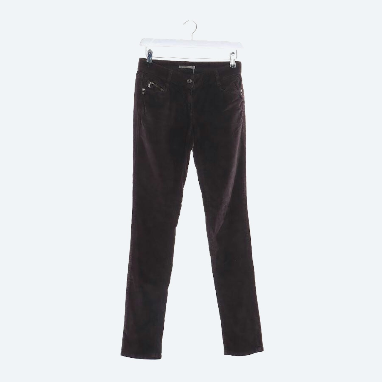 Image 1 of Velvet Pants W27 Dark Brown in color Brown | Vite EnVogue
