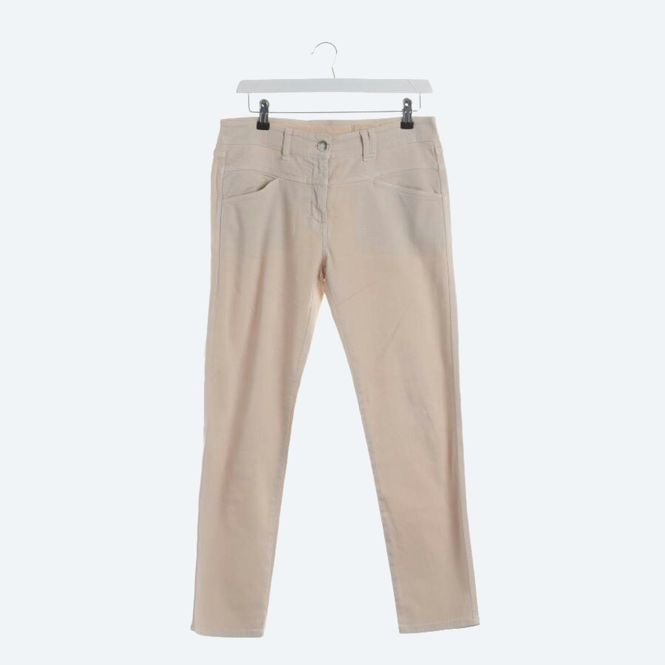 Image 1 of Jeans Slim Fit 38 Cream in color White | Vite EnVogue