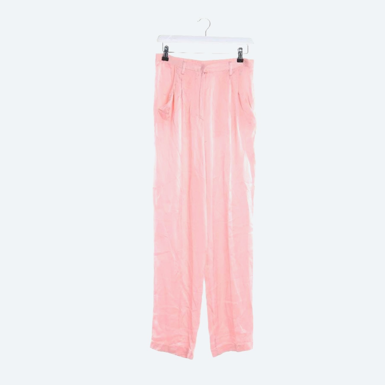 Image 1 of Silk Pants 32 Light Pink in color Pink | Vite EnVogue