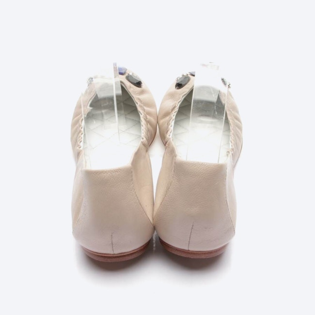 Image 3 of Ballet Flats EUR38 Beige in color White | Vite EnVogue