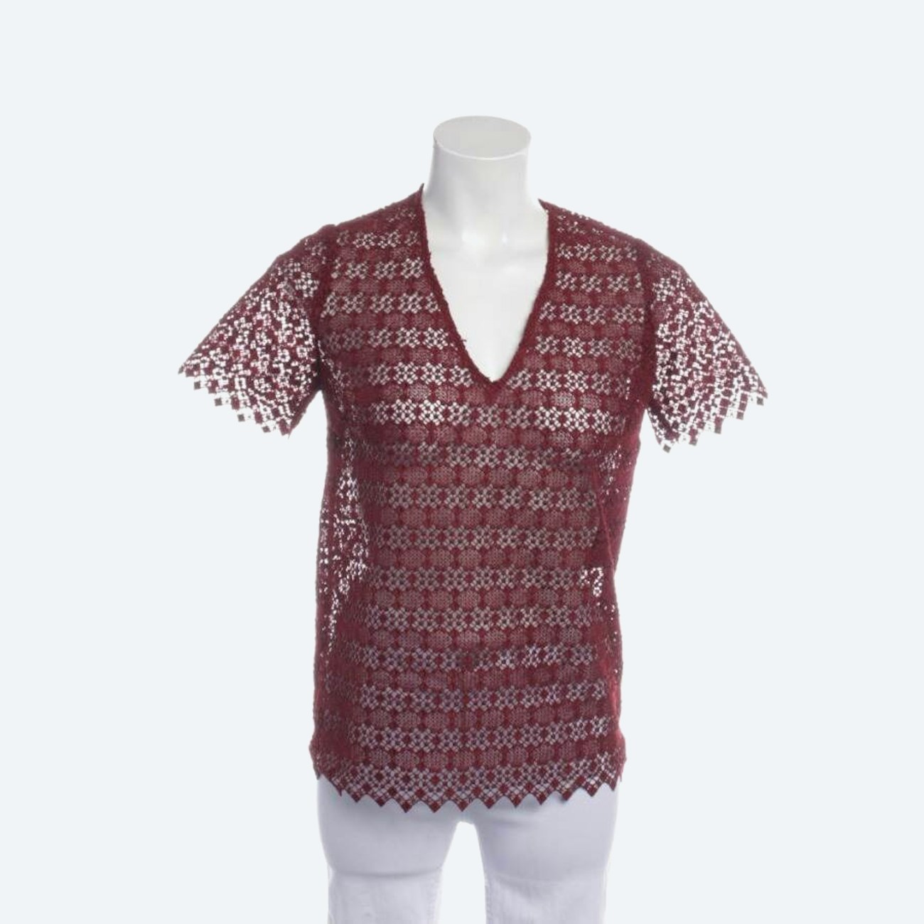 Image 1 of Shirt Blouse 36 Bordeaux in color Red | Vite EnVogue