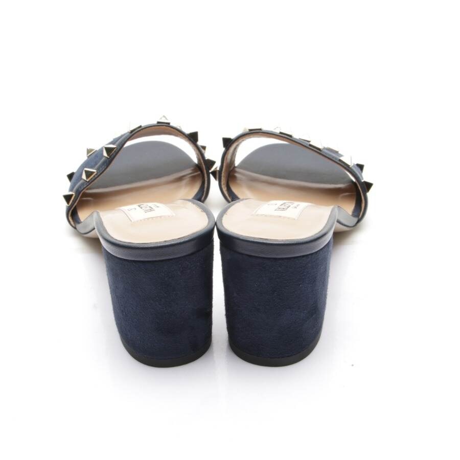 Image 3 of Rockstud Heeled Sandals EUR 35 Navy in color Blue | Vite EnVogue