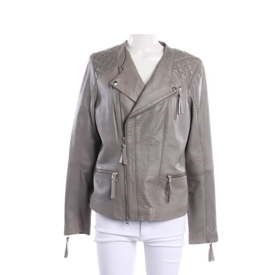 Image 1 of LeatherJacket 40 Gray in color Gray | Vite EnVogue