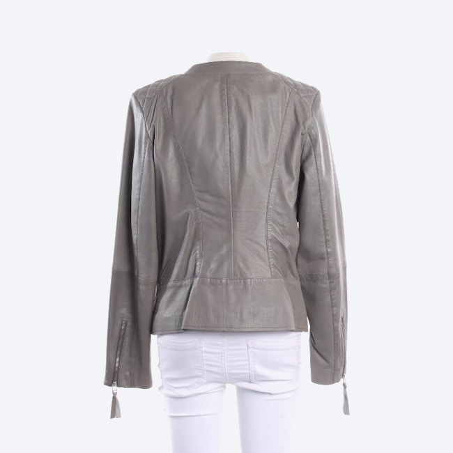 Image 2 of LeatherJacket 40 Gray in color Gray | Vite EnVogue