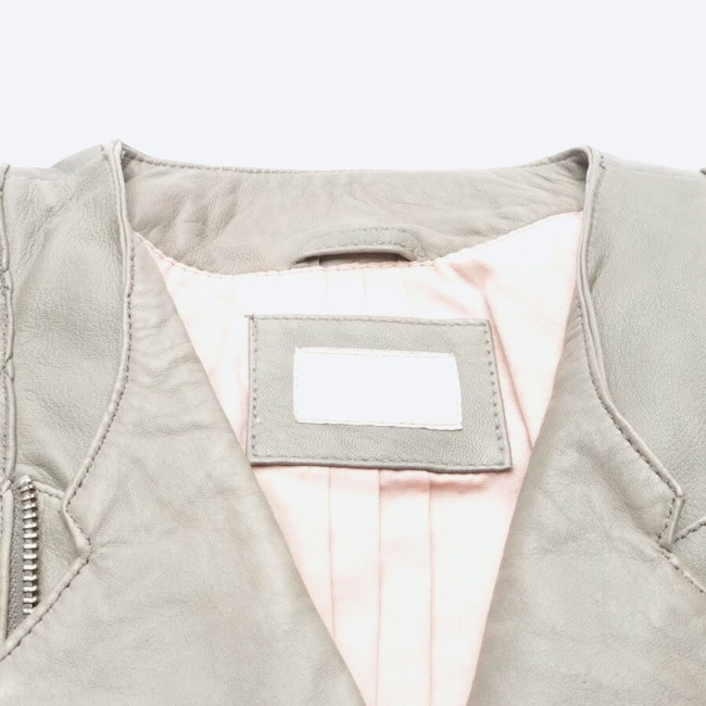 Image 3 of LeatherJacket 40 Gray in color Gray | Vite EnVogue