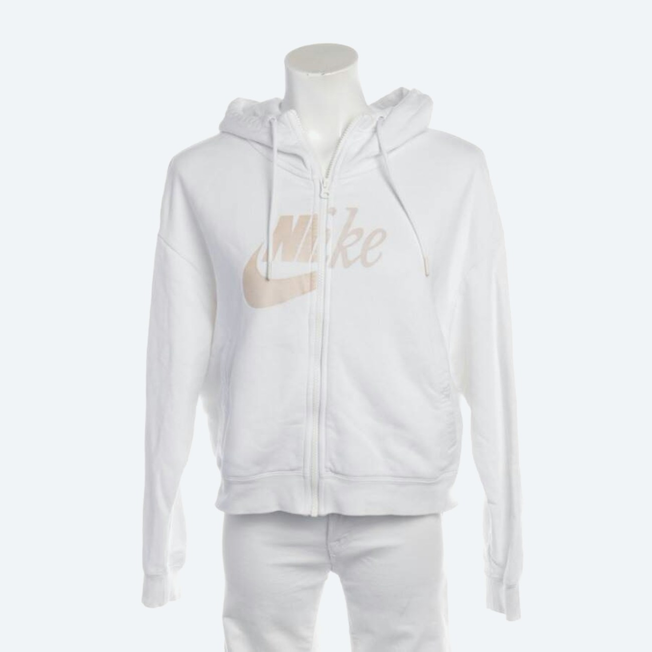 Image 1 of Sweat Jacket M White in color White | Vite EnVogue