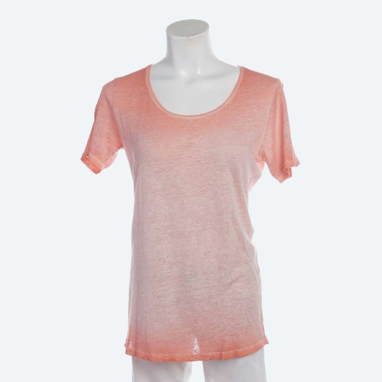 Image 1 of Linen Shirt L Dark Orange in color Orange | Vite EnVogue