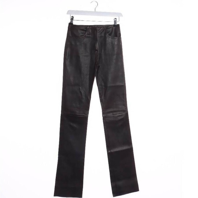 Image 1 of Leather Pants 36 Dark Brown | Vite EnVogue
