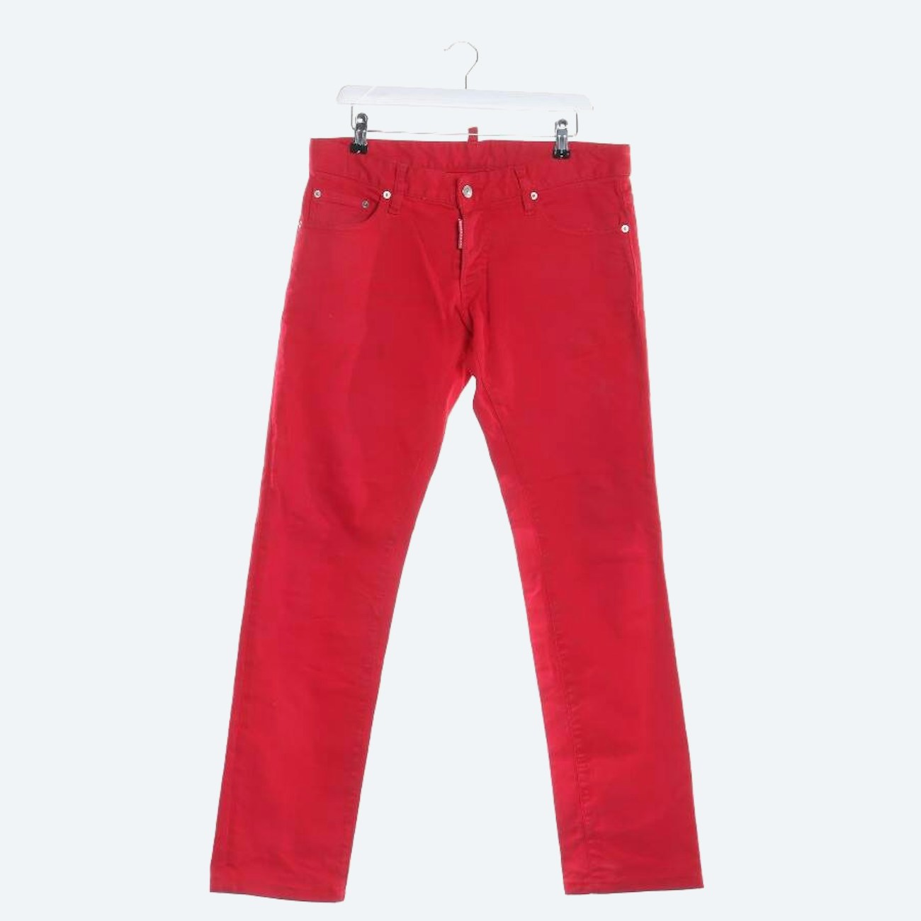 Image 1 of Jeans Straight Fit 48 Red in color Red | Vite EnVogue
