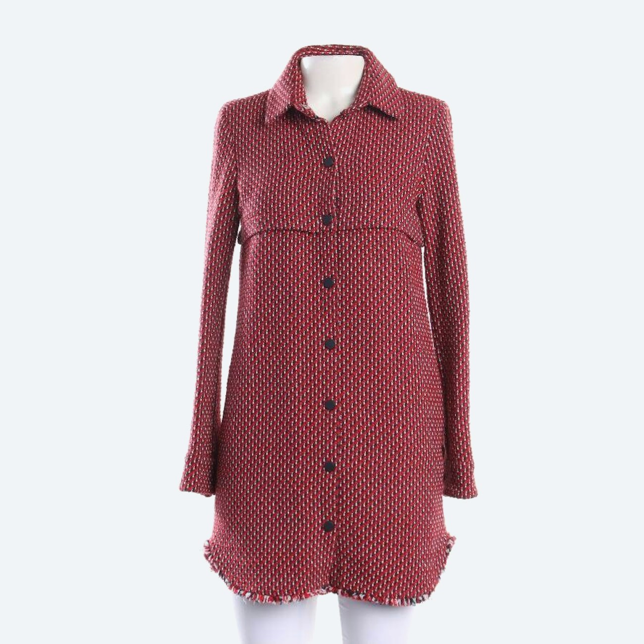 Image 1 of Linen Coat 34 Red in color Red | Vite EnVogue
