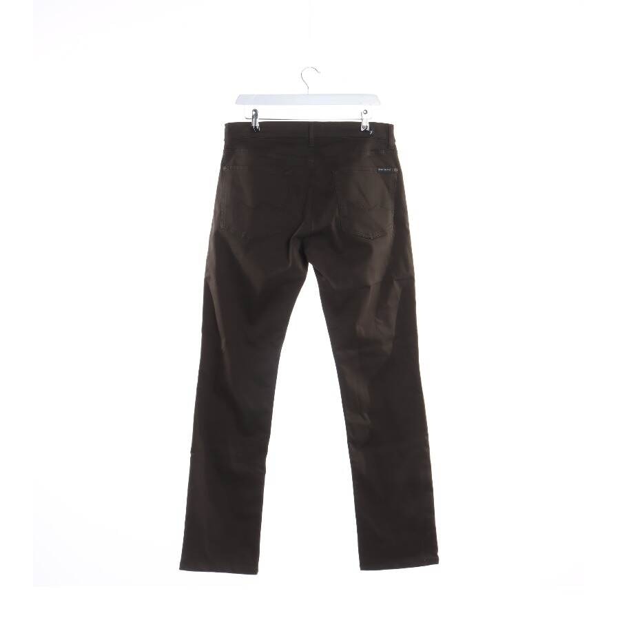 Image 2 of Trousers W32 Dark Green in color Green | Vite EnVogue