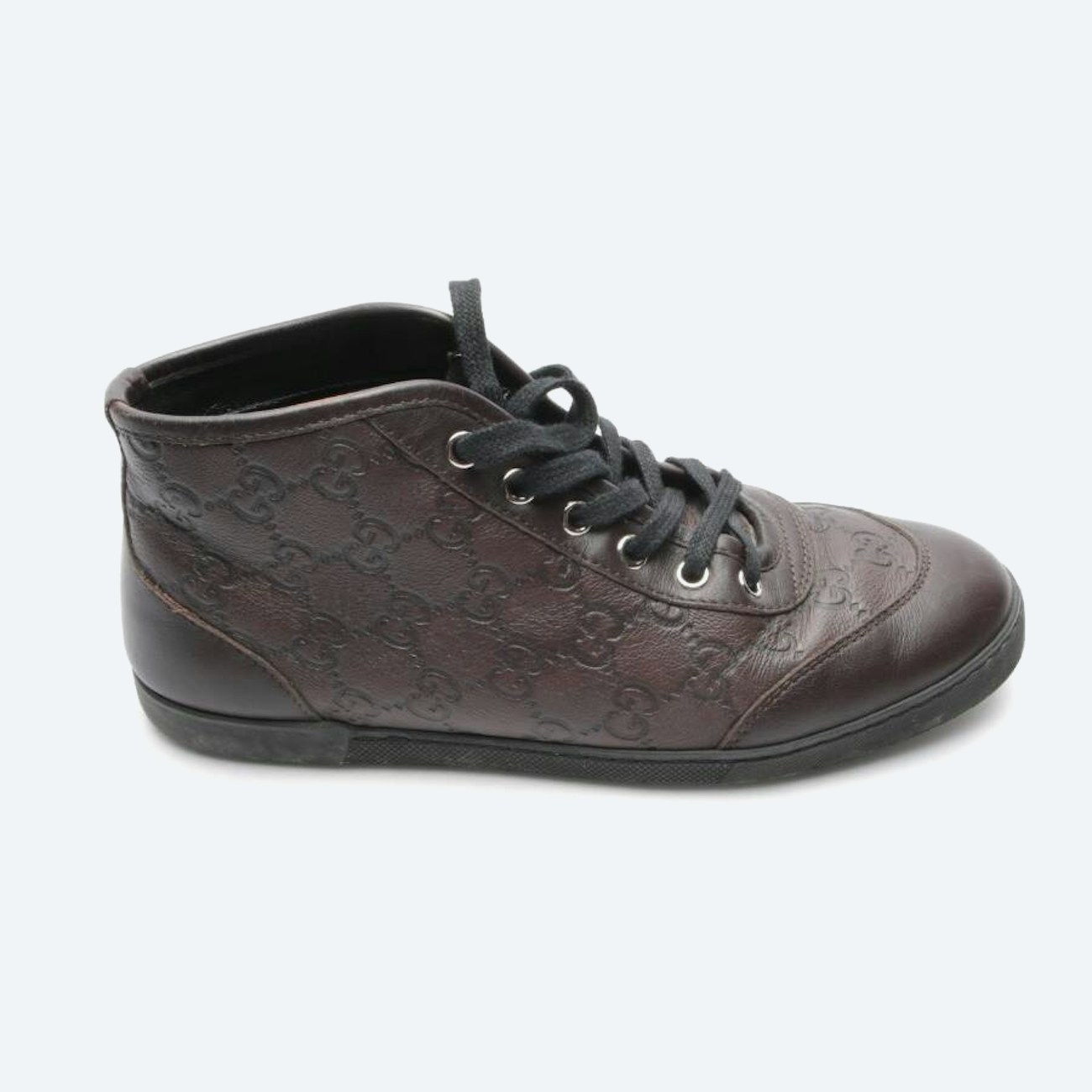 Image 1 of High-Top Sneakers EUR 36.5 Dark Brown in color Brown | Vite EnVogue