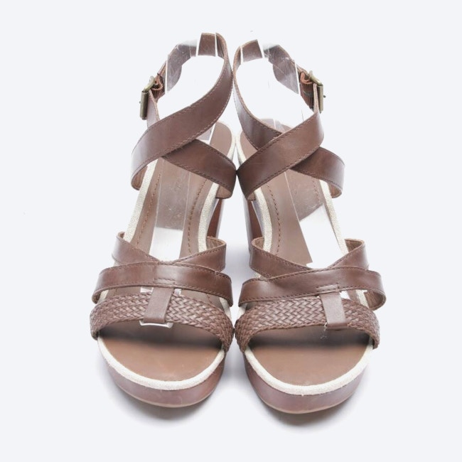 Image 2 of Heeled Sandals EUR 41 Brown in color Brown | Vite EnVogue