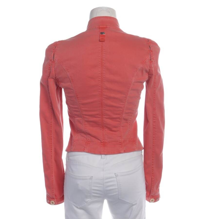 Image 2 of Jeans Jacket 34 Light Red in color Red | Vite EnVogue