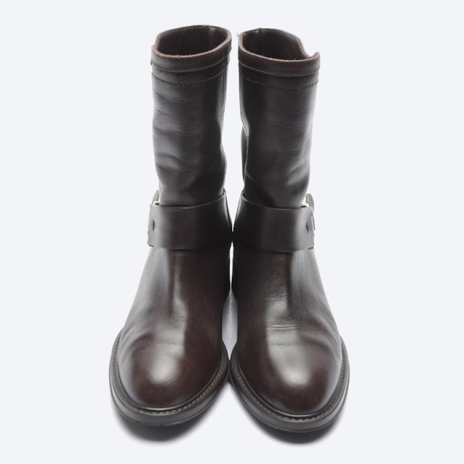 Image 2 of Ankle Boots EUR 34.5 Dark Brown in color Brown | Vite EnVogue