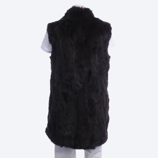 Image 2 of Fur Vest 36 Dark Brown in color Brown | Vite EnVogue