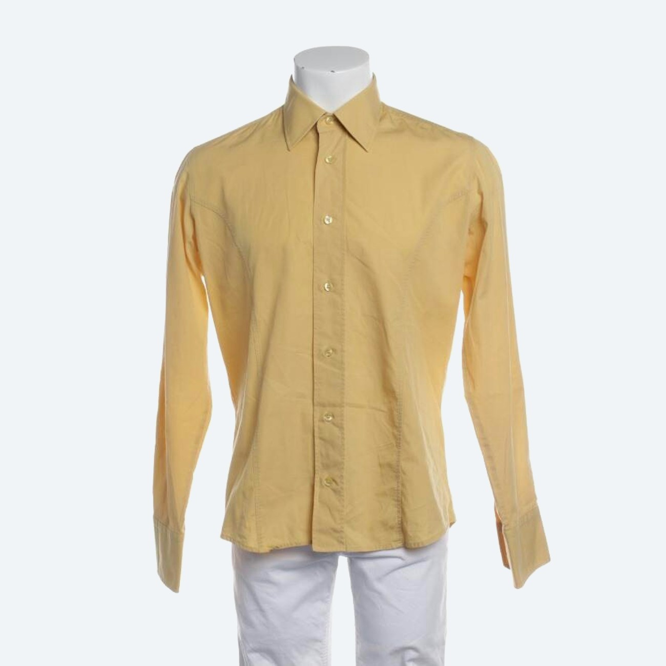 Image 1 of Casual Shirt M Mustard Yellow in color Yellow | Vite EnVogue