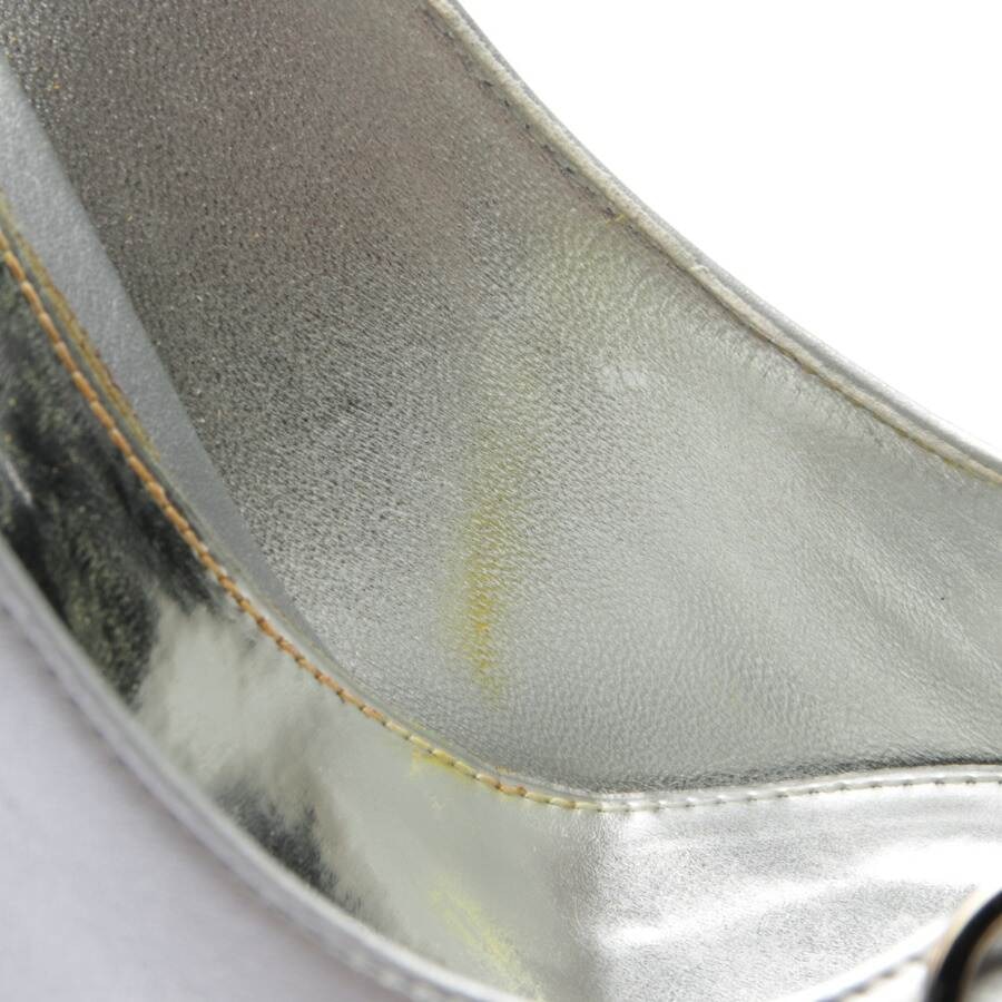 Image 5 of Peep Toes EUR38 Silver in color Metallic | Vite EnVogue