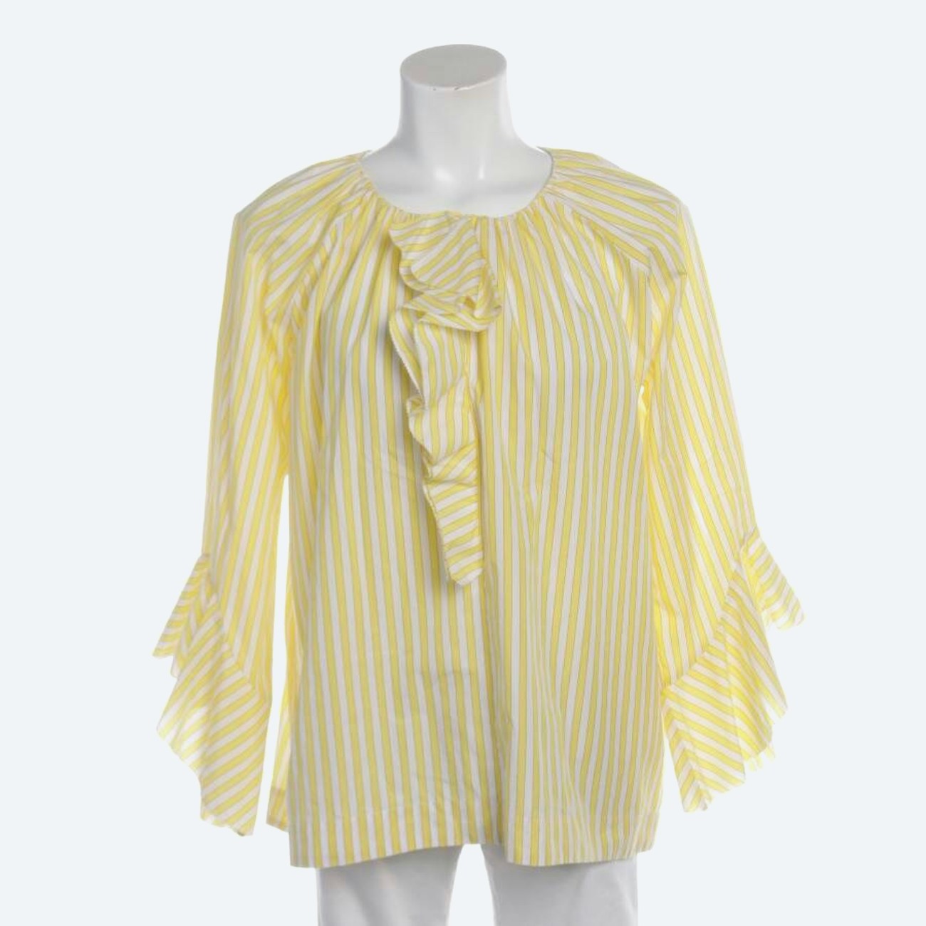 Image 1 of Shirt Blouse XL Yellow in color Yellow | Vite EnVogue