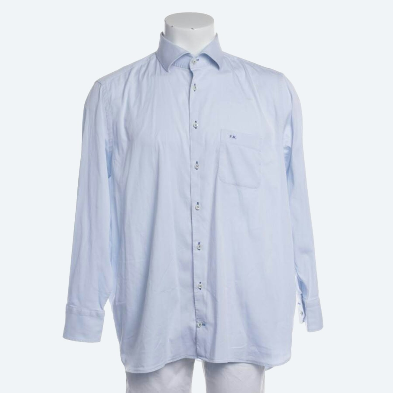 Image 1 of Classic Shirt 44 Light Blue in color Blue | Vite EnVogue