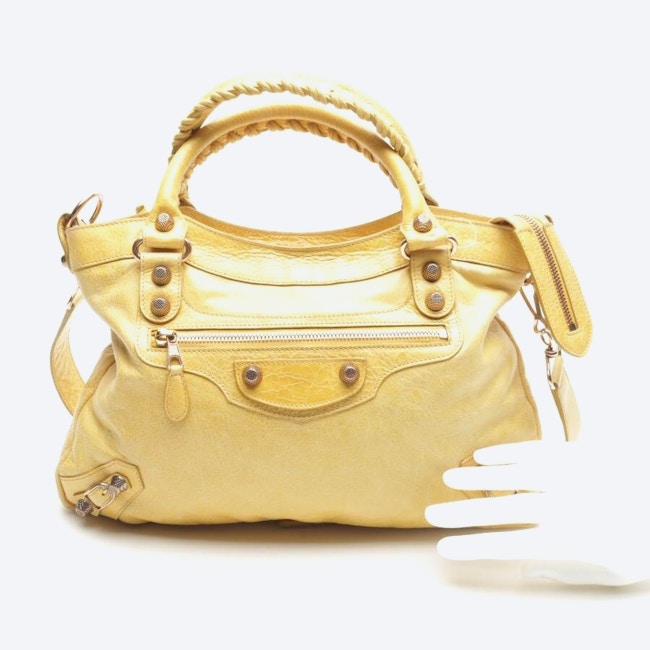 Image 4 of Classic City Handbag Yellow in color Yellow | Vite EnVogue